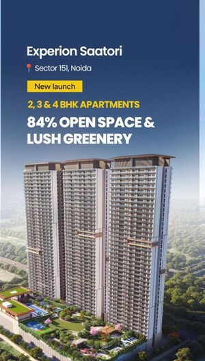 4 BHK Apartment – Exterior View View at Experion Saatori, Sector 151 - for Sale