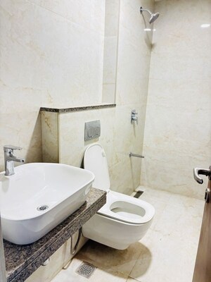 Bathroom in 2 BHK Apartment at Prestige Siesta, Mulund West – for Rent
