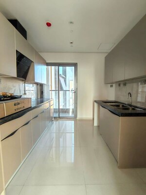 Kitchen in 4 BHK Apartment at Rustomjee Crown, Prabhadevi – for Rent