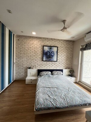 Bedroom in 4 BHK Apartment at Sumer Trinity Towers, Prabhadevi – for Rent