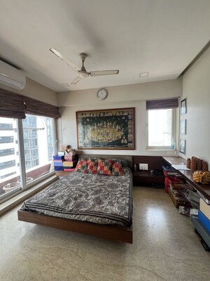 Bedroom in 4 BHK Apartment at Sumer Trinity Towers, Prabhadevi – for Rent