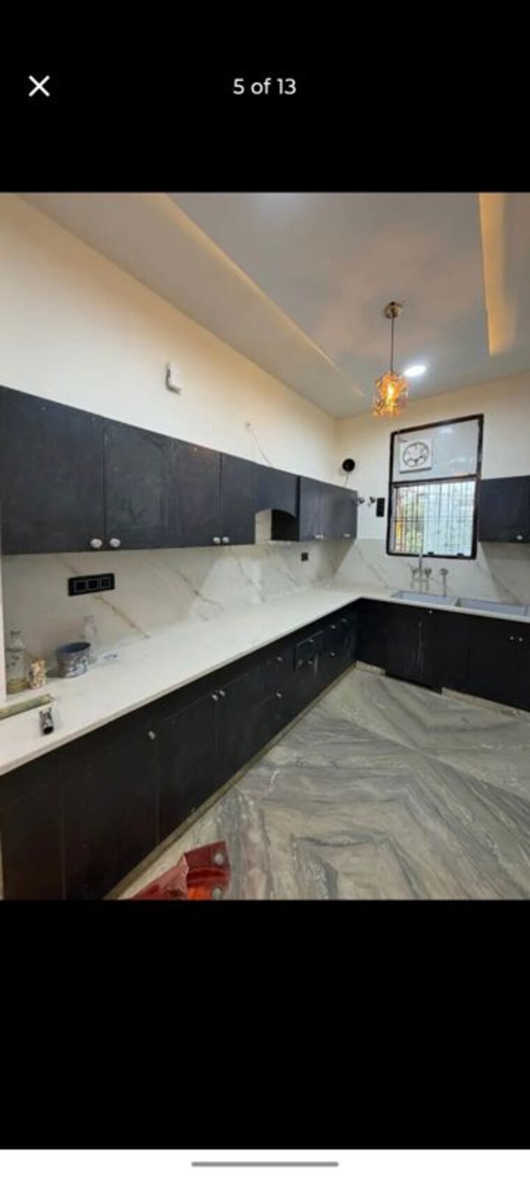 Kitchen, green fields colony 3 Bedroom 205 Sq.Yd. Builder Floor In Green Fields Colony Faridabad 10410548
