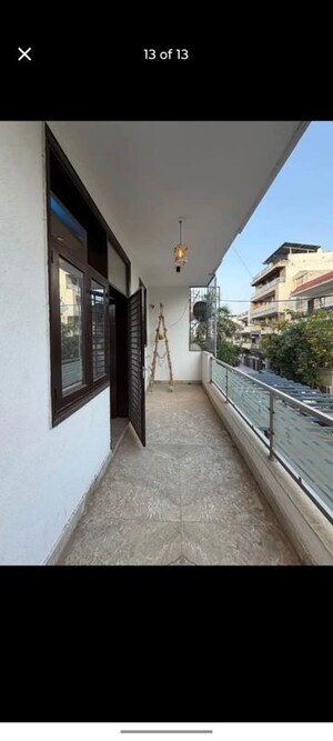 Balcony in 3 BHK Builder Floor at Green Fields Colony – for Rent