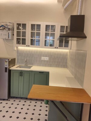 Kitchen in 1 BHK Apartment at Dlf Phase V – for Rent
