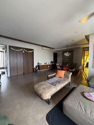 Living Room in 4 BHK Apartment at Prabhadevi CHS, Prabhadevi – for Rent