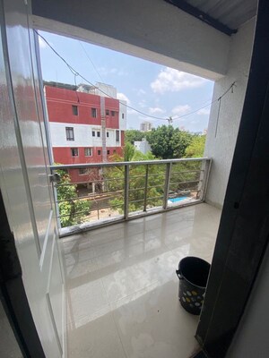 Balcony in 1 BHK Apartment at Wadgaon Sheri – for Rent