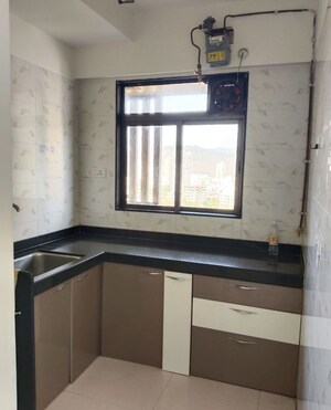 Kitchen in 1 BHK Apartment at Chandak Nishchay Phase 2, Borivali East – for Rent