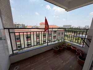 Balcony in 3 BHK Apartment at CBR Sarasthira, Kr Puram – for Rent