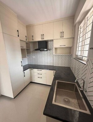 Kitchen in 3 BHK Apartment at Saritha Serene, Gunjur – for Rent