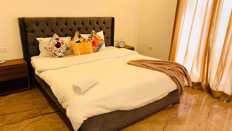 Bedroom, sushant lok i 1 Bedroom 895 Sq.Ft. Builder Floor In Sushant Lok I Gurgaon 10410616