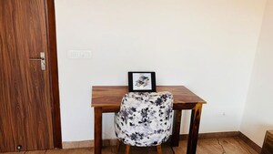 Bedroom in 1 BHK Builder Floor at Sushant Lok I – for Rent