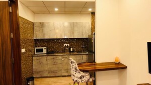Kitchen in 1 BHK Builder Floor at Sushant Lok I – for Rent