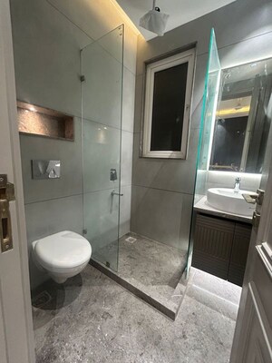 Bathroom in 3 BHK Builder Floor at Safdarjung Enclave – for Sale