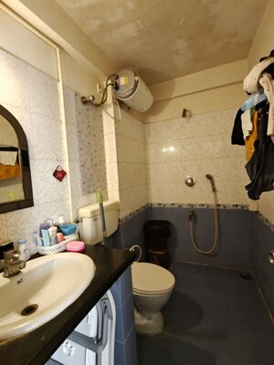Bathroom in 3 BHK Apartment at CLPD Suncity Apartments, Sarjapur Road – for Rent