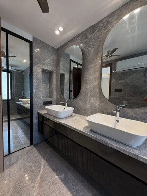 Building Lobby in 4 BHK Builder Floor at Greater Kailash ii – for Sale