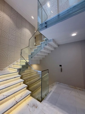 Staircase in 4 BHK Builder Floor at Greater Kailash ii – for Sale