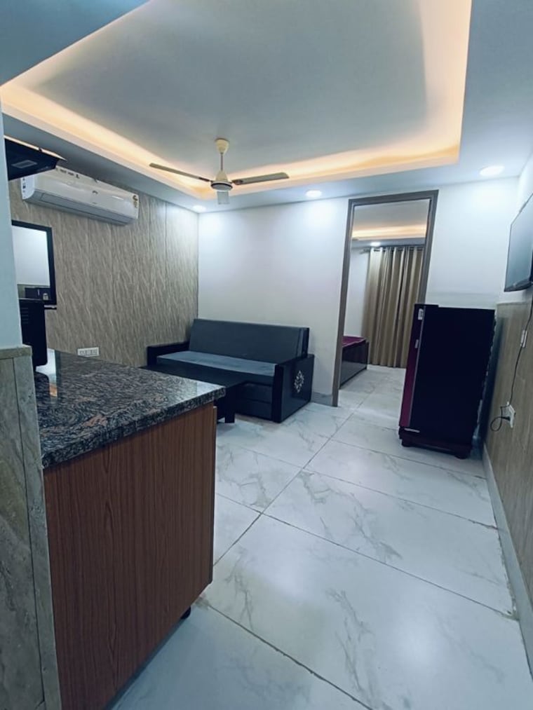 Kitchen, dlf city phase 3 1 Bedroom 850 Sq.Ft. Builder Floor In Dlf City Phase 3 Gurgaon 10410717