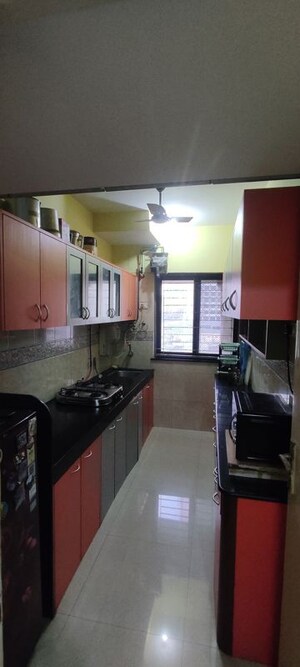 Kitchen in 1 BHK Apartment at K Raheja Palm Court J Building, Malad West – for Rent