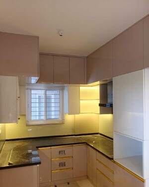 Kitchen in 3 BHK Apartment at DSR Green Waters, Gunjur – for Rent