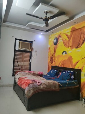 Bedroom in 1 BHK Builder Floor at Sushant Lok ii – for Rent