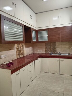 Kitchen in 2 BHK Builder Floor at Malviya Nagar – for Rent