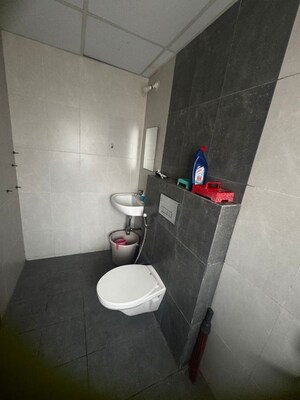 Bathroom in 2 BHK Apartment at Shapoorji Pallonji Joyville Hinjewadi, Hinjewadi – for Rent