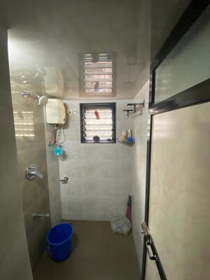 Bathroom in 1 BHK Apartment at Bhandup Sanjay CHS, Bhandup East – for Rent