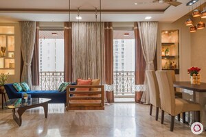 Living Room in 5 BHK Apartment at Crystal Atlantis, Andheri West – for Sale
