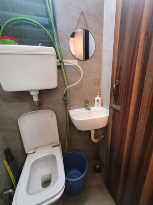 Bathroom in  Office Space at Shah Prima, Kharghar – for Rent