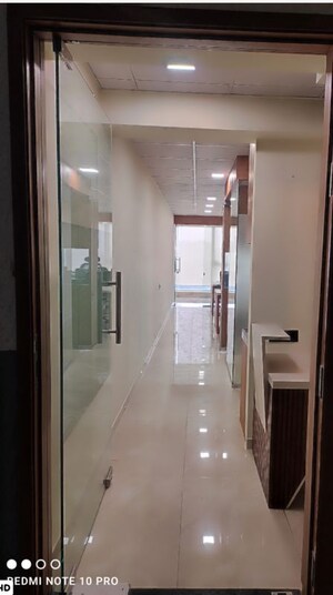Building Lobby in  Office Space at Kamdhenu 23 West, T.T.C. Industrial Area – for Rent
