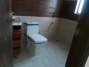 Bathroom in 2 BHK Builder Floor at Chattarpur – for Rent