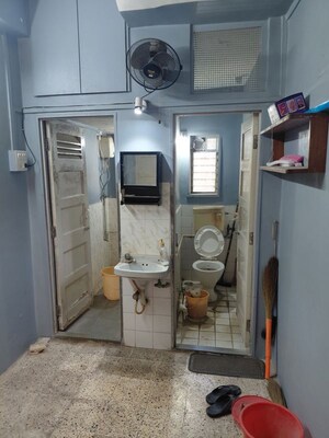 Bathroom in 1 BHK Apartment at Hanuman Ramanand CHS, Vile Parle East – for Rent