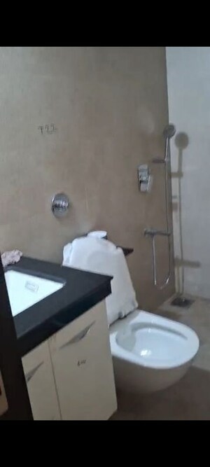 Bathroom in 3 BHK Apartment at Pruthvi Pushpanjali, Vile Parle East – for Rent