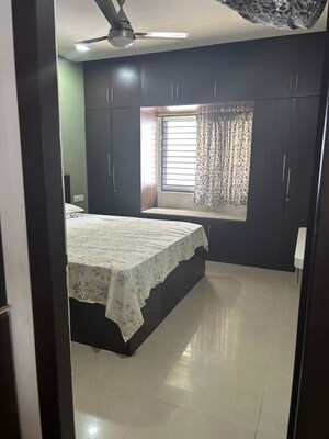 Bedroom in 2 BHK Apartment at Jains Carlton Creek, Manikonda – for Rent
