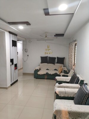 Living Room in 3 BHK Apartment at Jains Carlton Creek, Manikonda – for Rent