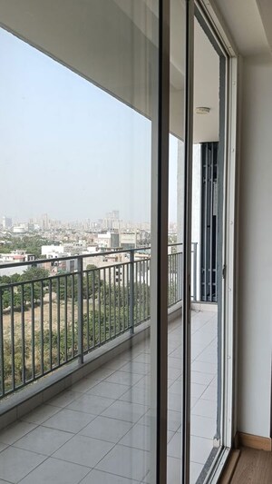 Balcony in 3 BHK Apartment at Godrej Woods, Sector 43 – for Rent