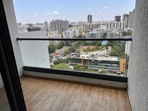 Balcony in 2 BHK Apartment at Majestique Signature Towers, Balewadi – for Rent