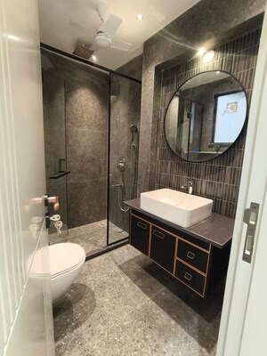 Bathroom in 4 BHK Builder Floor at Palam Vihar Residents Association, Palam Vihar – for Rent