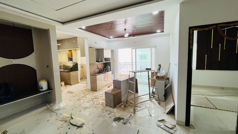 Living Room, aparna-zenon 3 Bedroom 1712 Sq.Ft. Apartment In Puppalaguda Hyderabad 10411075