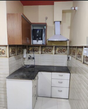 Kitchen in 1 BHK Villa at Aliganj – for Rent