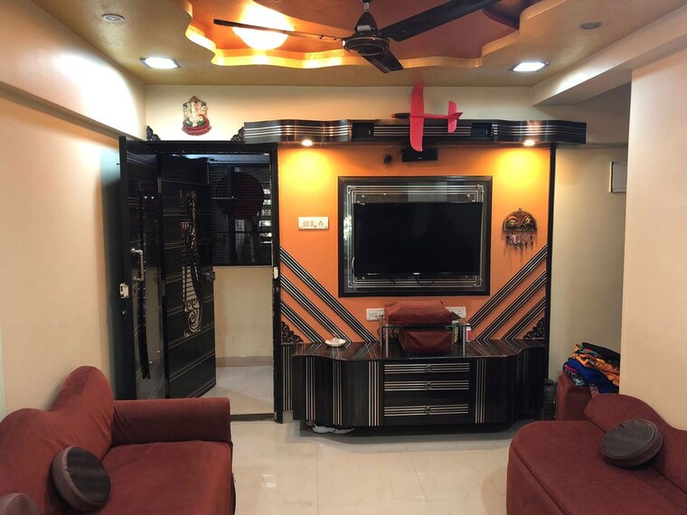 Living Room, kastur park 2 Bedroom 510 Sq.Ft. Apartment In Kastur Park Mumbai 10411134