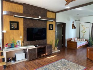 Living Room in 4 BHK Apartment at Prestige Laughing Waters, Whitefield – for Rent