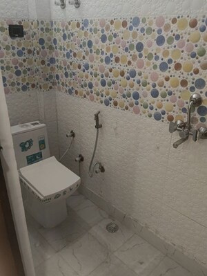 Bathroom in 2 BHK Builder Floor at Pratap Baurav Devras Yojana, Pratap Vihar – for Sale