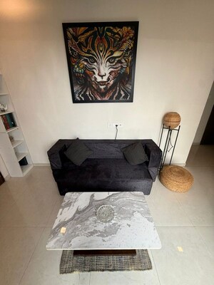 Living Room in 1 BHK Apartment at Versova – for Sale
