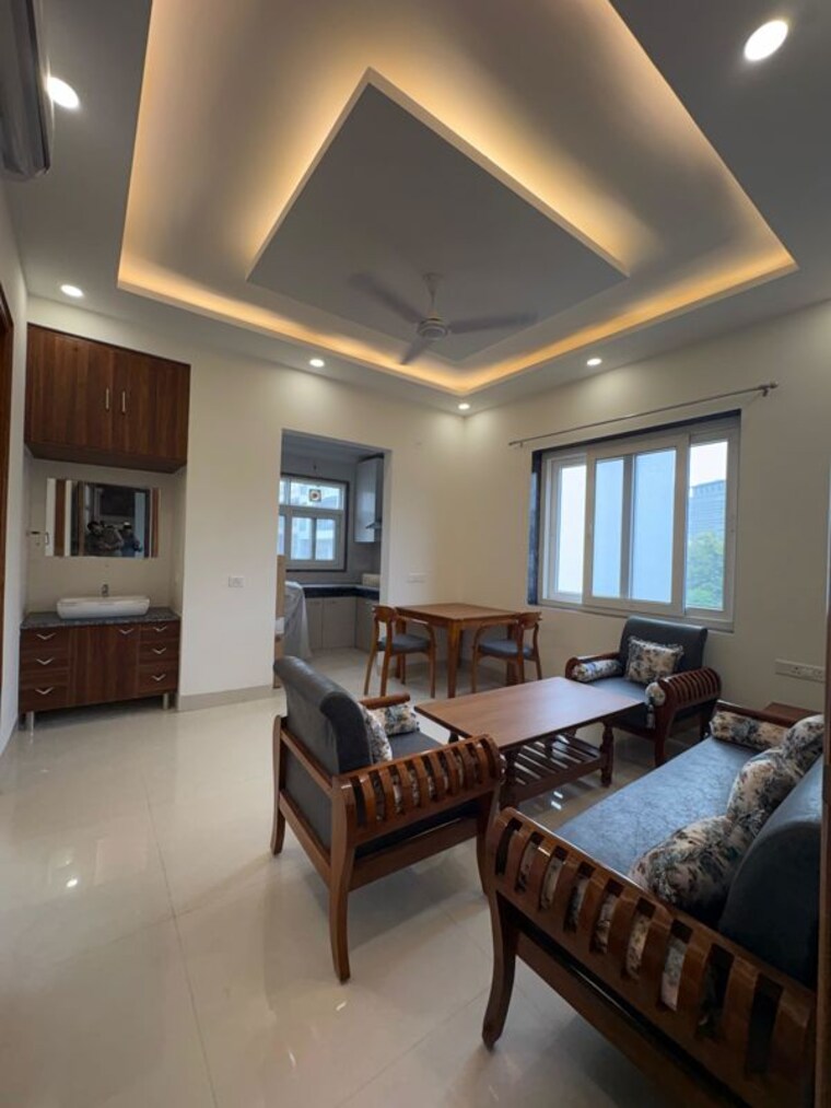 Living Room, sushant lok i 1 Bedroom 890 Sq.Ft. Builder Floor In Sushant Lok I Gurgaon 10411276