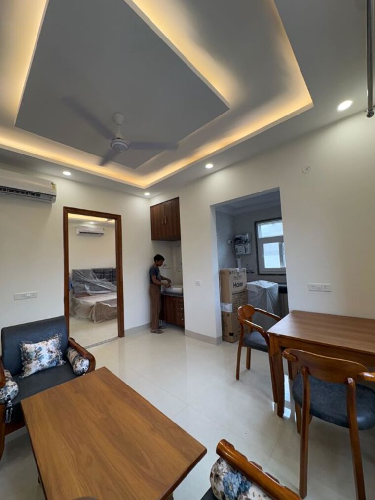 Living Room, sushant lok i 1 Bedroom 890 Sq.Ft. Builder Floor In Sushant Lok I Gurgaon 10411276