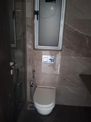 Bathroom in 2 BHK Apartment at Kabra Garnet, Malad West – for Rent