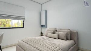 Bedroom in 3 BHK Apartment at Rajapushpa Imperia, Tellapur – for Rent