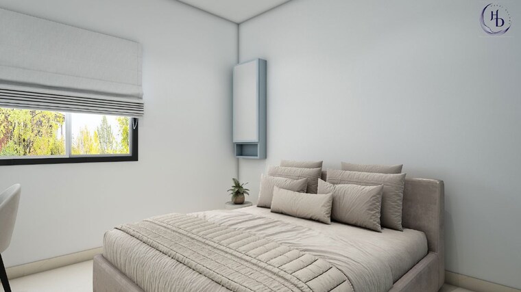 Bedroom, rajapushpa-imperia 3 Bedroom 1550 Sq.Ft. Apartment In Tellapur Hyderabad 10411328