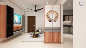 Living Room in 3 BHK Apartment at Rajapushpa Imperia, Tellapur – for Rent